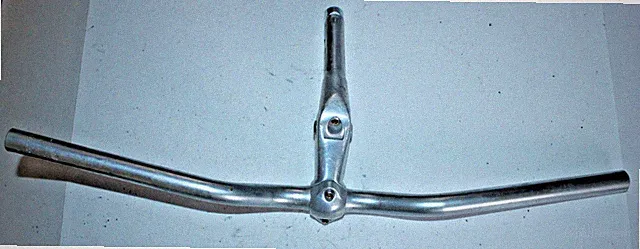 1.5" Riser Bar Handlebar 60cm Silver Promax 1" Adjustable Quill Stem 90mm Hybrid