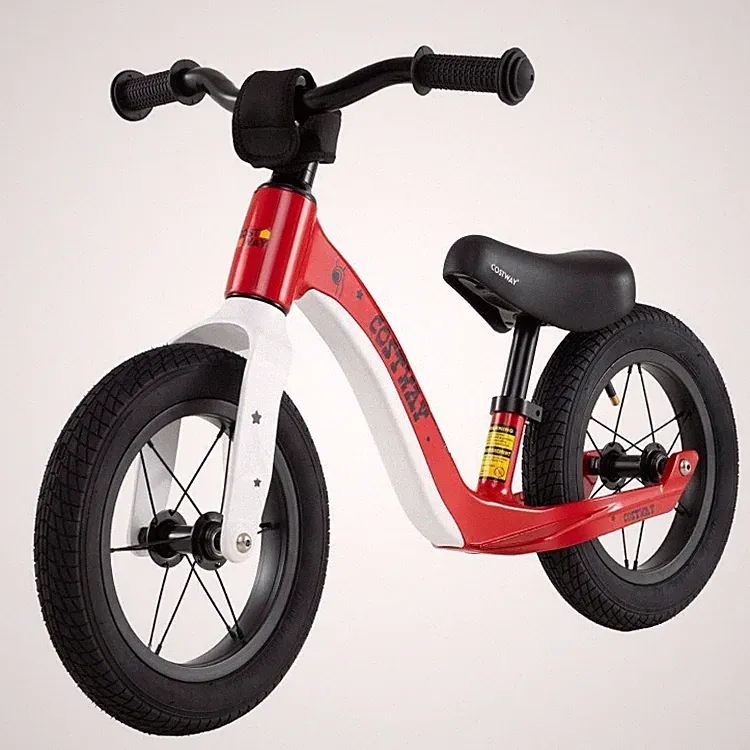 12'' Kids Balance Bike Adjustable Seat Rotatable Handlebar Magnesium Alloy Frame