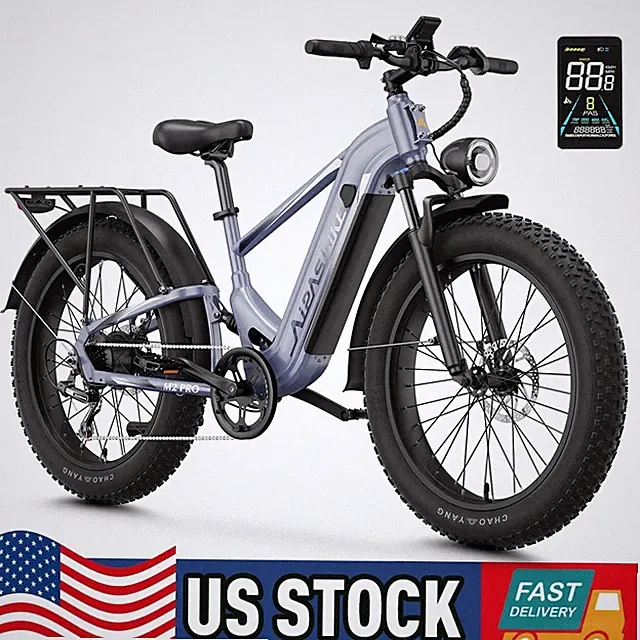 26" 1800W Fat Tire Electric Bikes Adults 36MPH 85 Miles Fast Mountain E-bike