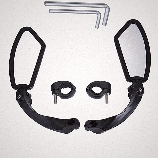 2x Handlebar Rear view Mirror Adjustable fits Hybrid MTB Recumbent Urban Bike