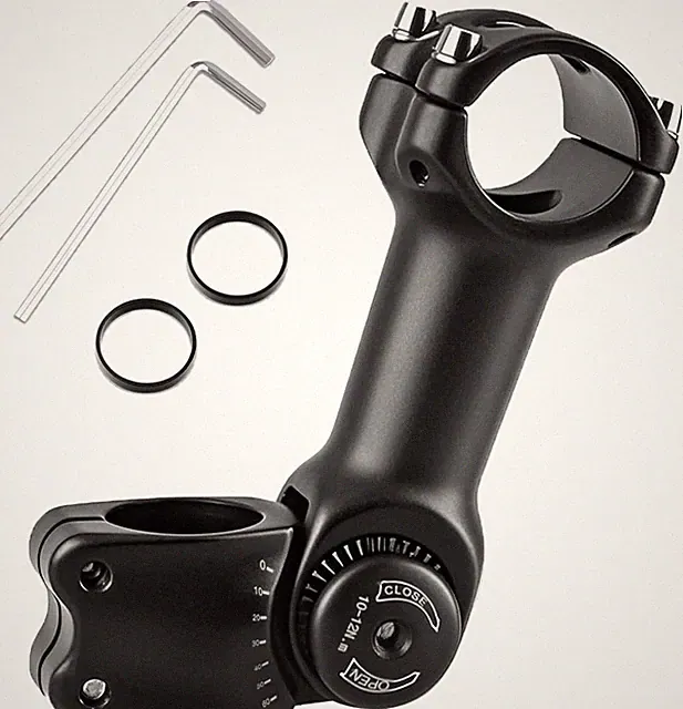 Adjustable Bike Stem Riser 25.4/31.8mm for MTB & Road Bikes