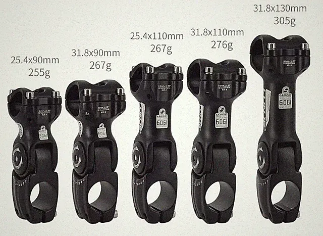 Bicycle Adjustable Stem 25.4/31.8 Handlebar Riser 90/110/130 Road Mountain Bike