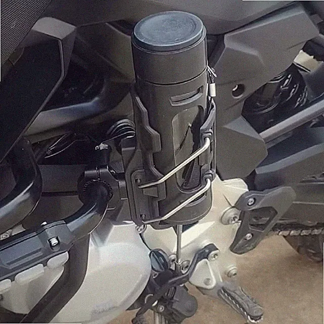 Bike Motorcycle Cup Holder 360° Adjustable Water Bottle Handlebar Mount