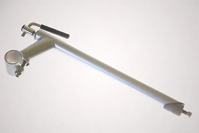 Folding Bicycle Long Handlebar Stem (22.2x350mm) Adjustable Quick-Release Design