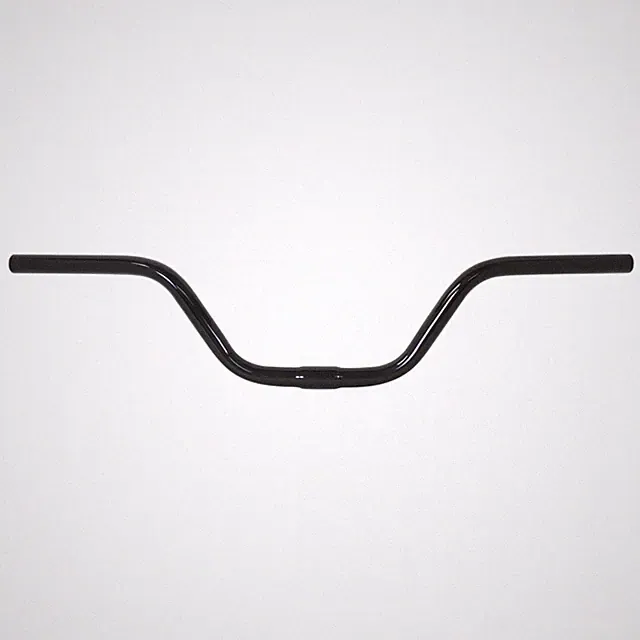 Heavy Duty Steel City Bike Handlebar - Black Mid-Rise Cruiser Bar 27x5x1in