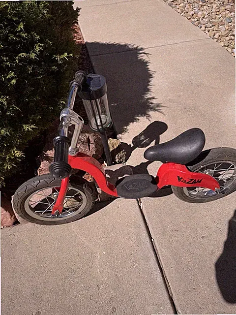 Kazaam Balance Bike Adjustable Seat And Handlebars. Good Condition