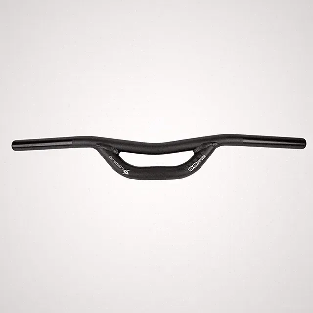 Origin8 Urban MX Riser Handlebar 60mm Aluminum, 25.4mm Clamp, Black Back Sweep