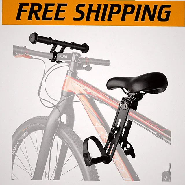 Parent-Child MTB Bike Seat with Adjustable Handlebar - Perfect for Adventures//