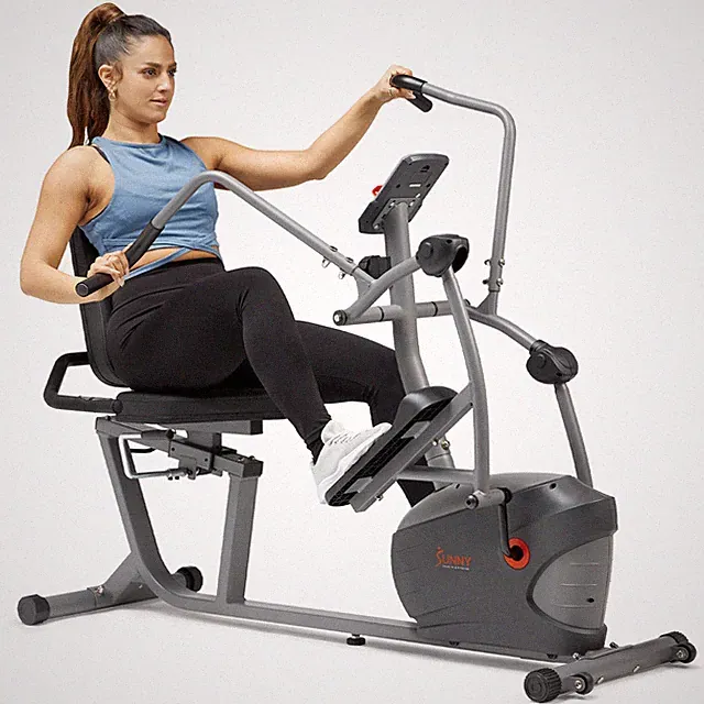 Sunny Health & Fitness Smart Recumbent Cross Trainer Elliptical - SF-RBE420035