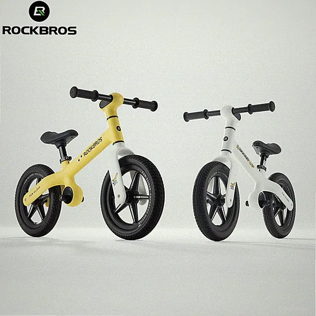 ROCKBROS 12"Kids Balance Bike No Pedal Training Bike Adjustable Handlebar & Seat