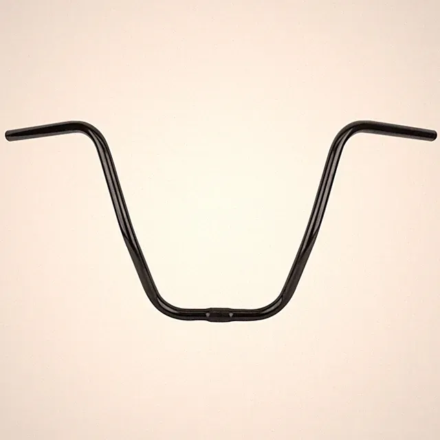 Sunlite DCruiser Handlebars Black 1 in 32 in Rise 13.5 in Heavy duty steel